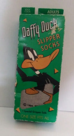 Looney Tunes Daffy Duck Slipper Socks-We Got Character